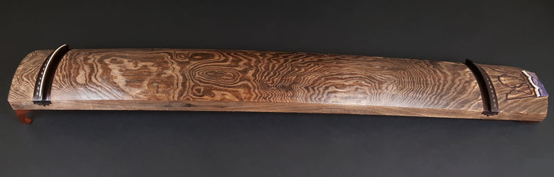 【中古琴・厳選品】くり甲琴・玉縁紅木巻　WKT-tkoto12