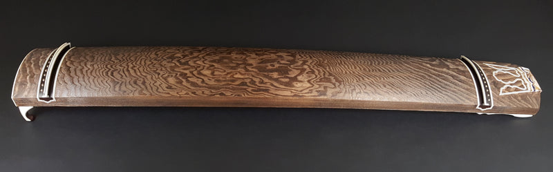 【中古琴・厳選品】くり甲琴・玉縁象牙巻／１本線入　WKT-tkoto24