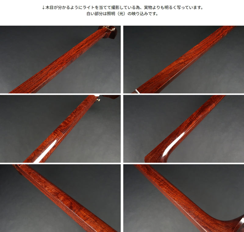 【中古三味線・厳選品】民謡金細三味線・正寸（完成品）WKT-TS015