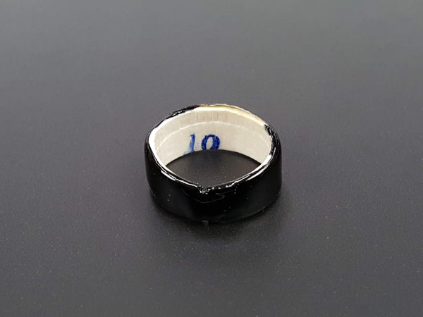 [For koto] Claw ring (enamel black)