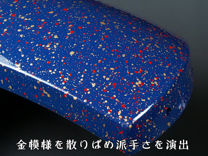 津軽三味線用　胴掛け　ロイヤルブルー　グリーン 津軽胴掛け 津軽塗（緑新唐）