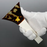 [For Shamisen/Pluck] Tortoise shell for Tsugaru Shamisen, made by Morizono (single piece, top quality) WKT-90079B