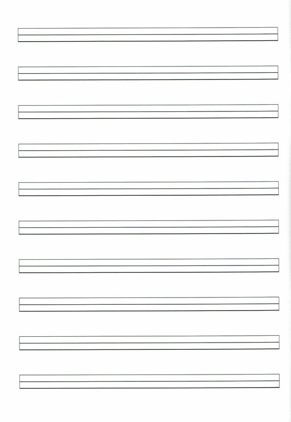 [乐谱]三线纸质书（文化音乐/书）