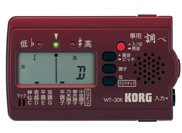 Tuner for KORG koto (research) WT-30K