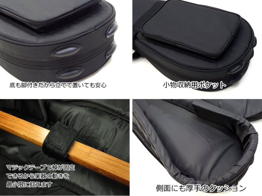 三味線ケース 600D生地 超撥水性 津軽サイズ（三味線用）600DPS