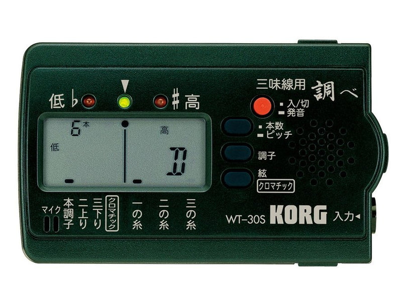 KORG三味線用チューナー（調べ）WT-30S