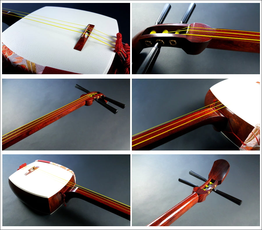 特上）小唄紅木三味線セット | 和楽器市場·新館