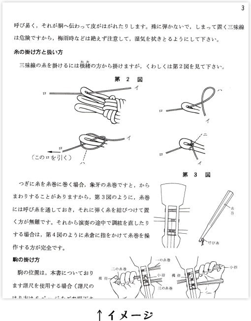 [Sheet music] Shamisen instruction using Bunkafu